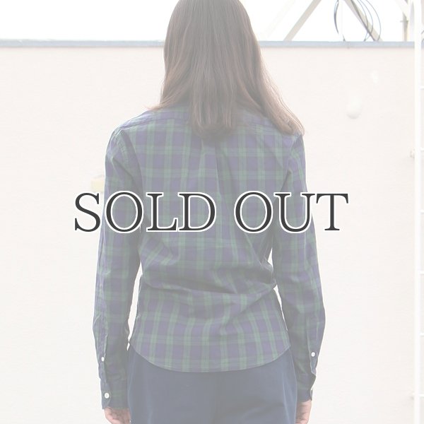 画像4: ワイドスプレッドボタンダウン長袖シャツ [Lady's]【MADE IN JAPAN】『日本製』/ Upscape Audience (4)