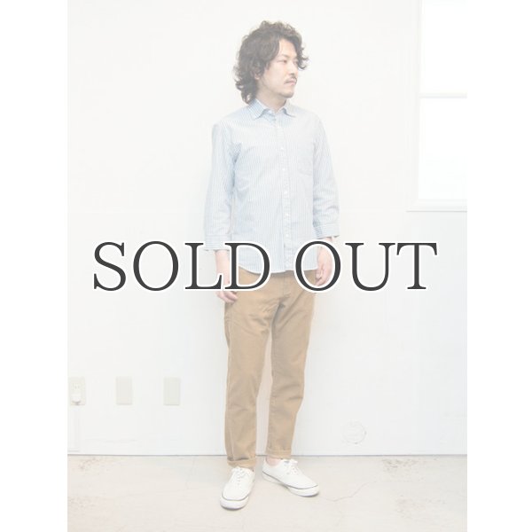 画像9: ワイドスプレッドボタンダウンカラー7分袖シャツ【MADE IN JAPAN】『日本製』/ Upscape Audience (9)