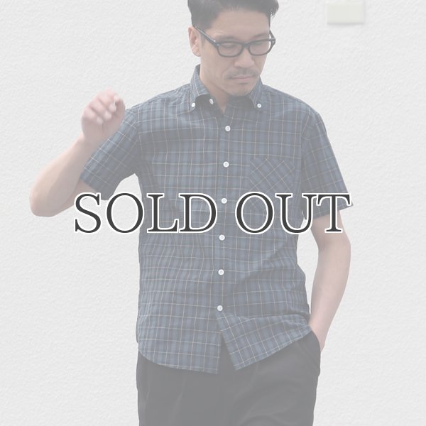 画像3: ワイドスプレッドボタンダウンカラー半袖シャツ【MADE IN JAPAN】『日本製』/ Upscape Audience (3)