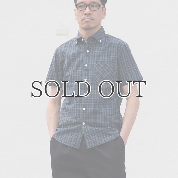 画像4: ワイドスプレッドボタンダウンカラー半袖シャツ【MADE IN JAPAN】『日本製』/ Upscape Audience (4)