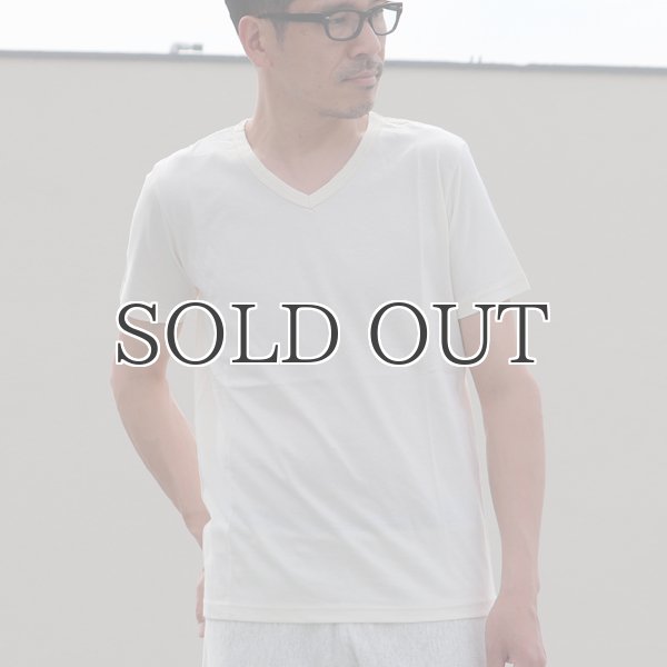画像6: オーガニックコットン天竺Vネック半袖Tシャツ【MADE IN JAPAN】『日本製』/ Upscape Audience (6)