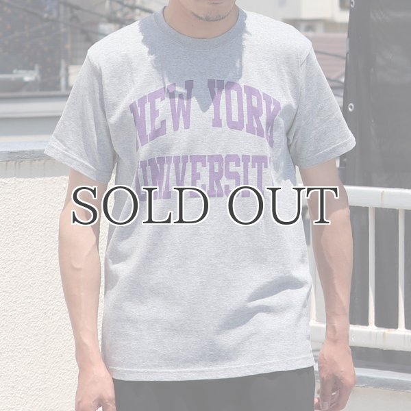 画像5: NEW YORK UNIVERSITY"NEW YORK UNIVERSITY"C/N S/S 6.6oz オールドプリントT / Audience (5)