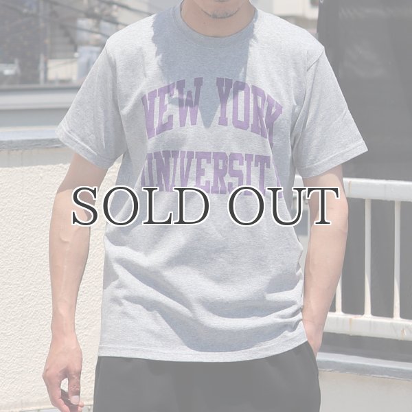 画像6: NEW YORK UNIVERSITY"NEW YORK UNIVERSITY"C/N S/S 6.6oz オールドプリントT / Audience (6)