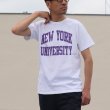 画像9: 【RE PRICE / 価格改定】NEW YORK UNIVERSITY"NEW YORK UNIVERSITY"C/N S/S 6.6oz オールドプリントT / Audience (9)