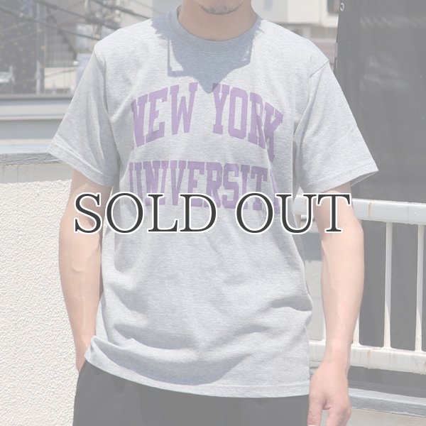 画像7: NEW YORK UNIVERSITY"NEW YORK UNIVERSITY"C/N S/S 6.6oz オールドプリントT / Audience (7)