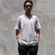 画像10: リネン裏毛ガゼットクルーネック半袖スウェット【MADE IN JAPAN】『日本製』/ Upscape Audience (10)