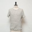 画像13: リネン裏毛ガゼットクルーネック半袖スウェット【MADE IN JAPAN】『日本製』/ Upscape Audience (13)