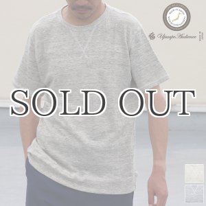 画像: リネン裏毛ガゼットクルーネック半袖スウェット【MADE IN JAPAN】『日本製』/ Upscape Audience