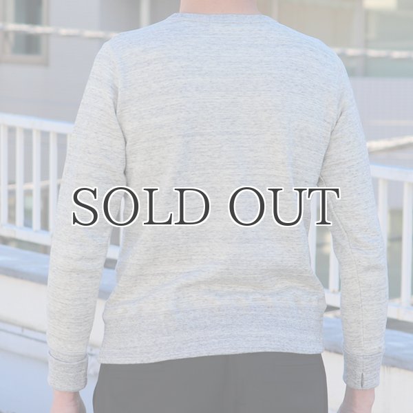 画像6: 度詰裏毛ガゼットプロテクトボッシュクルーネック長袖スウェット【MADE IN JAPAN】『日本製』/ Upscape Audience (6)