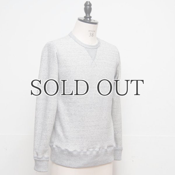 画像13: 度詰裏毛ガゼットプロテクトボッシュクルーネック長袖スウェット【MADE IN JAPAN】『日本製』/ Upscape Audience (13)