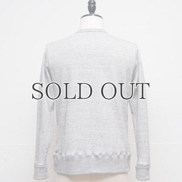 画像14: 度詰裏毛ガゼットプロテクトボッシュクルーネック長袖スウェット【MADE IN JAPAN】『日本製』/ Upscape Audience (14)