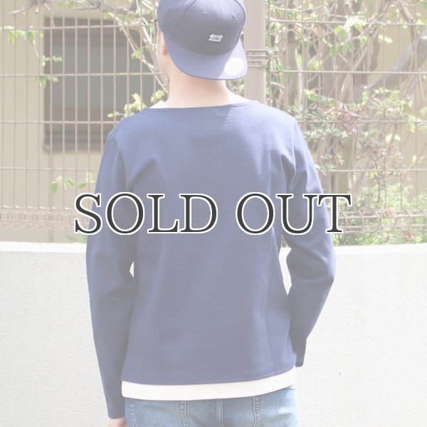 画像4: 【RE PRICE / 価格改定】Basque 10オンス ( バスク天竺 ) ボートネックレイヤードカットソー【MADE IN JAPAN】『日本製』 / Upscape Audience (4)