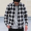 画像2: 【RE PRICE / 価格改定】コットンフランネルチェック ワイドスプレッドボタンダウン長袖シャツ【MADE IN JAPAN】『日本製』 / Upscape Audience (2)