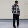 画像7: 【RE PRICE / 価格改定】コットンフランネルチェック ワイドスプレッドボタンダウン長袖シャツ【MADE IN JAPAN】『日本製』 / Upscape Audience (7)