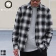 画像1: 【RE PRICE / 価格改定】コットンフランネルチェック ワイドスプレッドボタンダウン長袖シャツ【MADE IN JAPAN】『日本製』 / Upscape Audience (1)