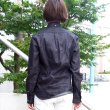 画像6: 【RE PRICE / 価格改定】麻混デニムワイドスプレッド長袖シャツ [Lady's]【MADE IN JAPAN】『日本製』/ Upscape Audience (6)