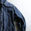 画像27: 【RE PRICE / 価格改定】麻混デニムワイドスプレッド長袖シャツ【MADE IN JAPAN】『日本製』/ Upscape Audience (27)