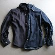 画像12: 【RE PRICE / 価格改定】麻混デニムワイドスプレッド長袖シャツ【MADE IN JAPAN】『日本製』/ Upscape Audience (12)