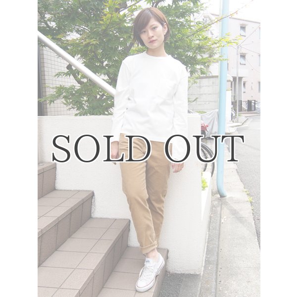 画像10: セーターライク天竺ドロップショルダーポケット付き長袖カットソー[ Lady's ]【MADE IN JAPAN】『日本製』/ Upscape Audience (10)