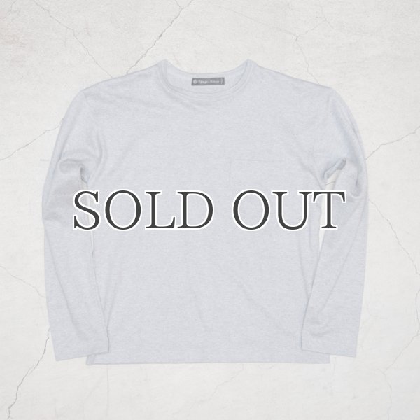 画像9: セーターライク天竺ドロップショルダーポケット付き長袖カットソー[ Lady's ]【MADE IN JAPAN】『日本製』/ Upscape Audience (9)