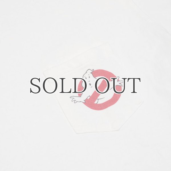 画像12: Ghost Busters "Michael C. Gross Logo-I" 7.1oz米綿丸胴オールドプリントクルーネックポケットT / Audience (12)