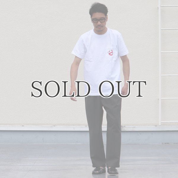 画像8: Ghost Busters "Michael C. Gross Logo-I" 7.1oz米綿丸胴オールドプリントクルーネックポケットT / Audience (8)