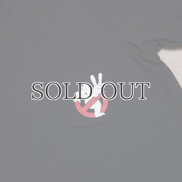 画像14: Ghost Busters "Michael C. Gross Logo-II" 7.1oz米綿丸胴オールドプリントクルーネックポケットT / Audience (14)