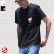 画像1: Ghost Busters "Michael C. Gross Logo-II" 7.1oz米綿丸胴オールドプリントクルーネックポケットT / Audience (1)