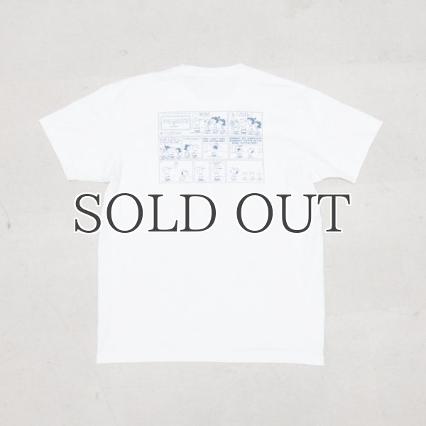 画像21: Old Snoopy "Schulz-Comic" 7.1oz米綿丸胴オールドプリントクルーネックポケットT / Audience (21)