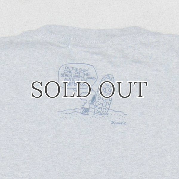 画像9: Old Snoopy "Schulz-Surf" 7.1oz米綿丸胴オールドプリントクルーネックポケットT / Audience (9)