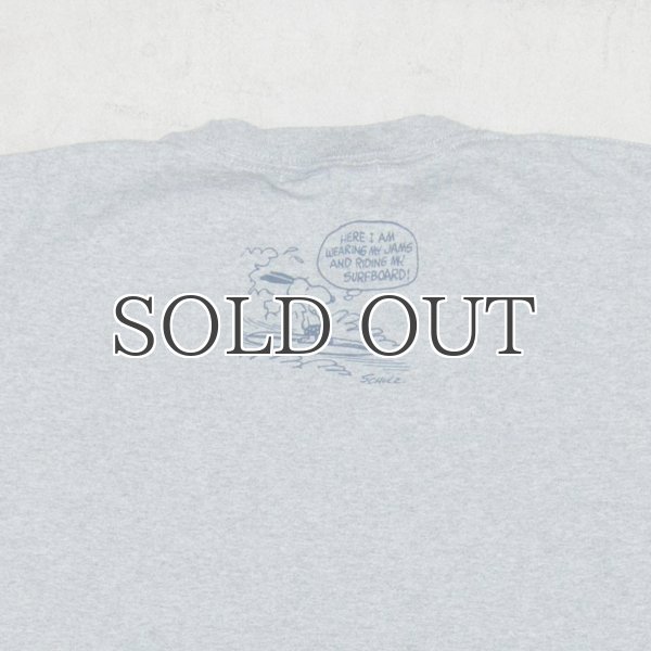 画像14: Old Snoopy "Schulz-Beach" 7.1oz米綿丸胴オールドプリントクルーネックT / Audience (14)