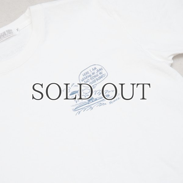 画像15: Old Snoopy "Schulz-Riding" 7.1oz米綿丸胴オールドプリントクルーネックT / Audience (15)