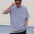 画像7: 【RE PRICE/価格改定】Basque 10オンス ( バスク天竺 )無地＆ボーダービッグポケT【MADE IN JAPAN】『日本製』/ Upscape Audience (7)
