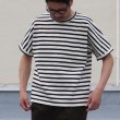 画像3: 【RE PRICE/価格改定】Basque 10オンス ( バスク天竺 )無地＆ボーダービッグポケT【MADE IN JAPAN】『日本製』/ Upscape Audience (3)