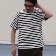 画像4: 【RE PRICE/価格改定】Basque 10オンス ( バスク天竺 )無地＆ボーダービッグポケT【MADE IN JAPAN】『日本製』/ Upscape Audience (4)