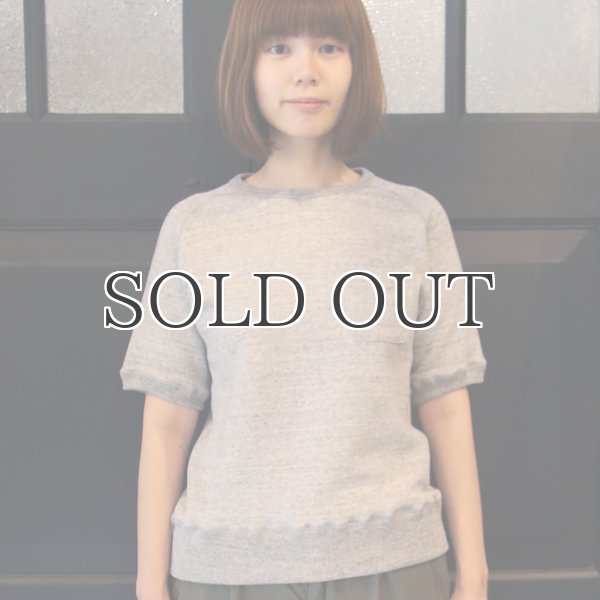 画像2: 度詰裏毛サドルショルダーS/Sスウェット [Lady's] 【MADE IN JAPAN】『日本製』/ Upscape Audience (2)