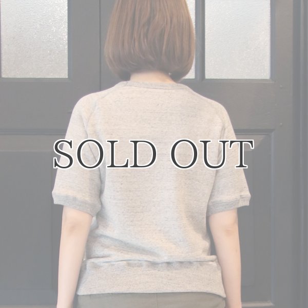 画像4: 度詰裏毛サドルショルダーS/Sスウェット [Lady's] 【MADE IN JAPAN】『日本製』/ Upscape Audience (4)