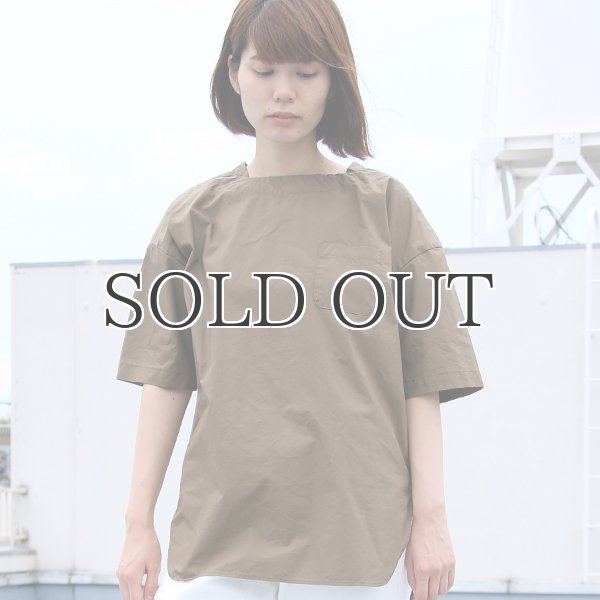 画像5: タイプライターボートネックプルオーバーS/Sポケットシャツ【MADE IN JAPAN】『日本製』 / Upscape Audience (5)