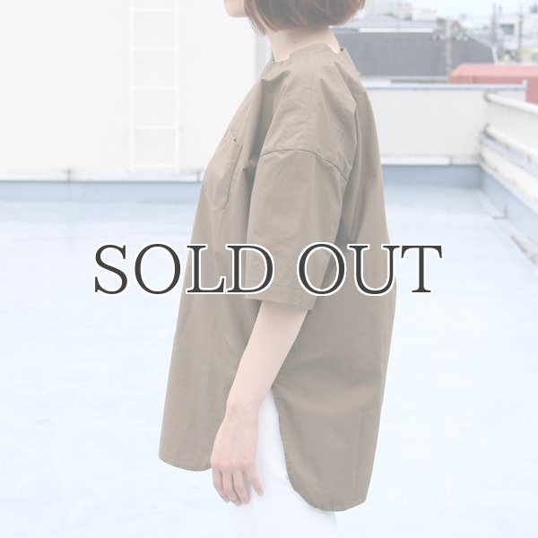 画像6: タイプライターボートネックプルオーバーS/Sポケットシャツ【MADE IN JAPAN】『日本製』 / Upscape Audience (6)