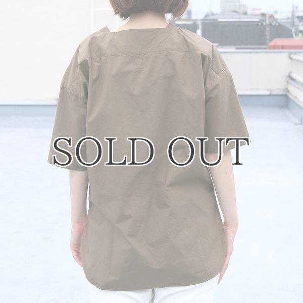 画像7: タイプライターボートネックプルオーバーS/Sポケットシャツ【MADE IN JAPAN】『日本製』 / Upscape Audience (7)