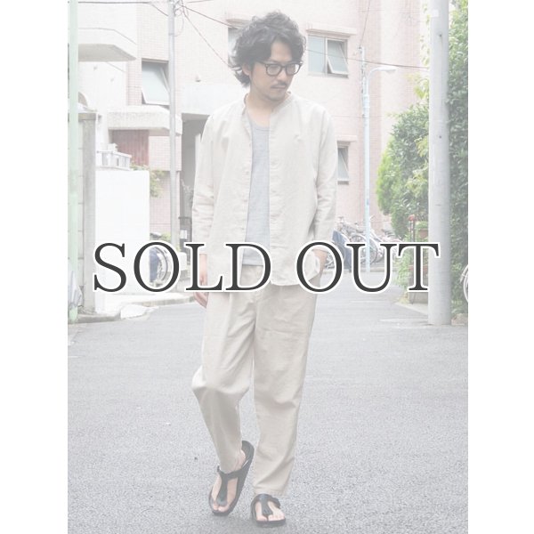 画像15: コットンリネンキャンバスマオカラークォータースリーブジャケット【MADE IN JAPAN】『日本製』【送料無料】 / Upscape Audience (15)