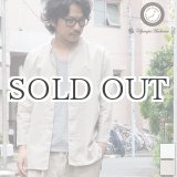 画像: コットンリネンキャンバスマオカラークォータースリーブジャケット【MADE IN JAPAN】『日本製』【送料無料】 / Upscape Audience