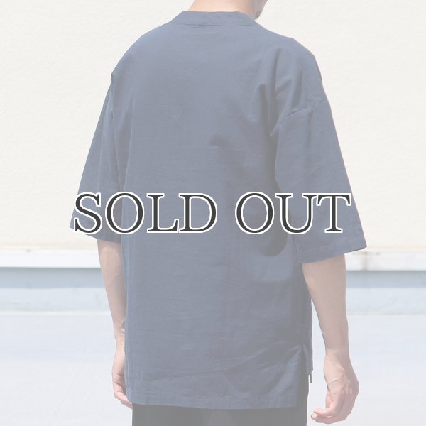 画像5: コットンリネンキャンバスジンベエTOPSシャツ【MADE IN JAPAN】『日本製』/ Upscape Audience (5)