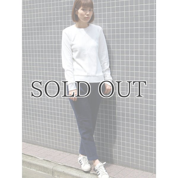 画像6: BOROライク ランダムワッフル ガゼットクルーネックニット［Lady's］【MADE IN JAPAN】『日本製』/ Upscape Audience (6)