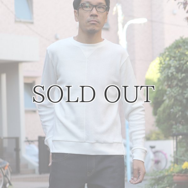 画像8: BOROライク ランダムワッフル ガゼットクルーネックニット【MADE IN JAPAN】『日本製』/ Upscape Audience (8)