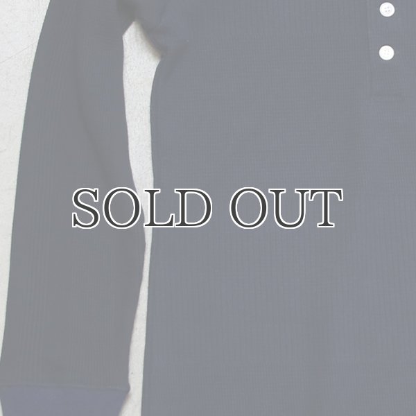 画像15: BOROライク ランダムワッフル ランダム釦モックヘンリーカットソー【MADE IN JAPAN】『日本製』/ Upscape Audience (15)