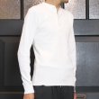 画像11: BOROライク ランダムワッフル ランダム釦モックヘンリーカットソー【MADE IN JAPAN】『日本製』/ Upscape Audience (11)