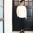 画像11: 【RE PRICE / 価格改定】Basque10オンス（バスク天竺）ボートネックビックカットソー長袖【MADE IN JAPAN】『日本製』 / Upscape Audience (11)