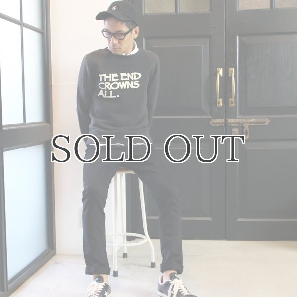 画像9: 【RE PRICE/価格改定】オールドプリント"The End Crowns All."ヴィンテージガゼットクルーネックスウェット / Audience (9)