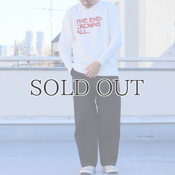 画像5: 【RE PRICE/価格改定】オールドプリント"The End Crowns All."ヴィンテージガゼットクルーネックスウェット / Audience (5)